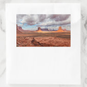 Het landschap van de monument van de vallei, AZ Rechthoekige Sticker (Tas)