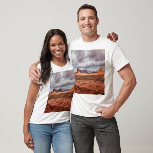 Het landschap van de monument van de vallei, AZ T-shirt (Unisex)
