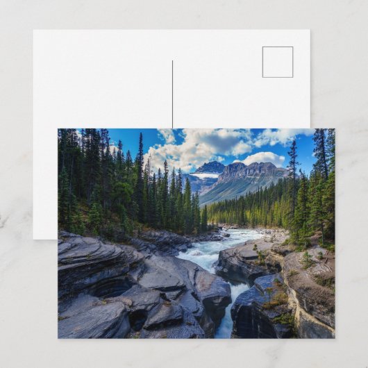 Het landschap van de Natuur van de prachtige bergr Briefkaart (Voorkant / Achterkant)