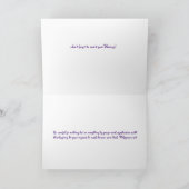 Het Landschap van de Pastelkleur van de herfst Feestdagen Kaart (Binnen)