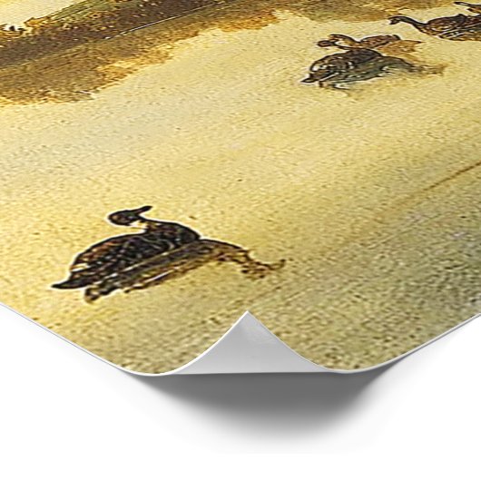 Het landschap van de rivier de Aelbert Cuyp-Poster Poster (Hoek)