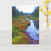 Het Landschap van de Rivier van de herfst Kaart (Gele Bloem)