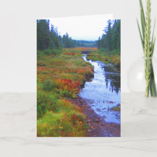 Het Landschap van de Rivier van de herfst Kaart