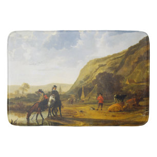 Het landschap van de rivieren Aelbert Cuyp Badmat