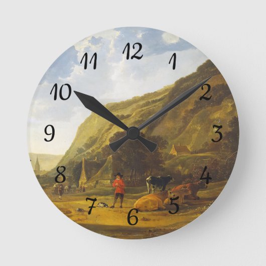 Het landschap van de rivieren Aelbert Cuyp Ronde Klok (Voorkant)