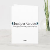 Het Landschap van de sneeuw Kaart (Achterkant)