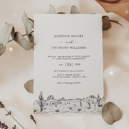 Het landschap van de trekminimalistische woestijn  kaart