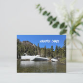 Het landschap van de Virginia Lakes Briefkaart (Staand voorkant)