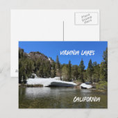 Het landschap van de Virginia Lakes Briefkaart (Voorkant / Achterkant)