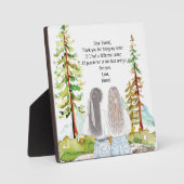 Het Landschap van de waterverf met 2 het Bericht v Fotoplaat (Voorkant)