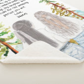 Het Landschap van de waterverf met 2 het Bericht v Sherpa Deken (3/4)