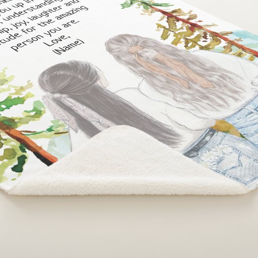 Het Landschap van de waterverf met 2 het Bericht v Sherpa Deken (3/4)