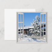 Het landschap van de winter (Voorkant / Achterkant)