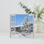 Het landschap van de winter (Staand voorkant)