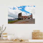 Het landschap van Georgia Sakartvelo Poster (Keuken)