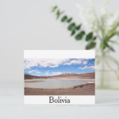 Het landschap van het Altiplano-briefkaart Briefkaart (Staand voorkant)