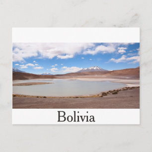 Het landschap van het Altiplano-briefkaart Briefkaart