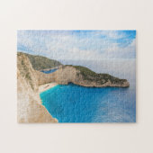 het landschap van het eiland Zakinthos, Griekenlan Legpuzzel (Horizontaal)