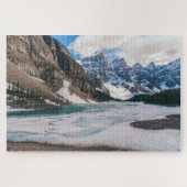 Het landschap van het meer Moraine, Alberta, Canad Legpuzzel (Horizontaal)