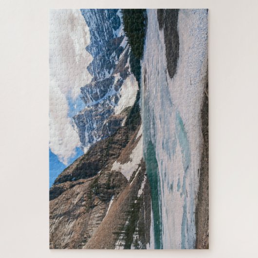 Het landschap van het meer Moraine, Alberta, Canad Legpuzzel (Verticaal)