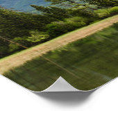 Het landschap van het mooie bergmeer Natuur Poster (Hoek)