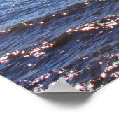 Het landschap van het zee, de blauwe hemel De Heer Poster (Hoek)