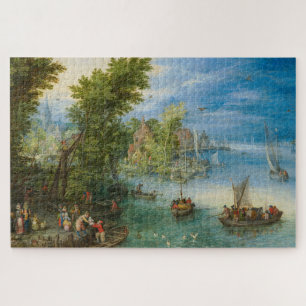 Het landschap van Jan Brueghel de Elder Legpuzzel