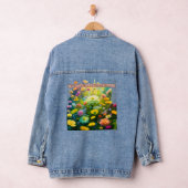 Het landschap van kersenbloesems bloeien, de zucht denim jacket (Hangar)