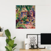 Het landschap van Maurer met House Poster (Thuiskantoor)
