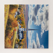 Het landschap van New England, herfst, Legpuzzel (Horizontaal)