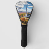 Het landschap van New England in de Herfst Golfheadcover (Voorkant)