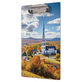 Het landschap van New England in de Herfst Klembord (Links)