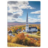 Het landschap van New England in de Herfst Klembord (Achterkant)