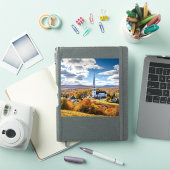 Het landschap van New England in de Herfst Sticker (iPad Cover)