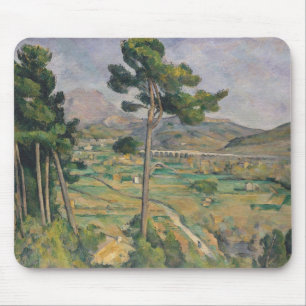 Het Landschap van Paul Cezanne   met viaduct Muismat