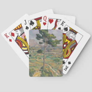 Het Landschap van Paul Cezanne   met viaduct Speelkaarten