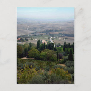 Het Landschap van Pienza Briefkaart