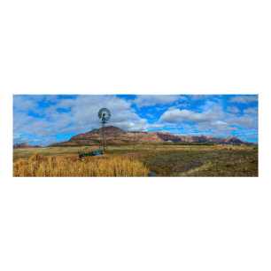 Het landschap van roze zandsteen in Utah Foto Afdruk