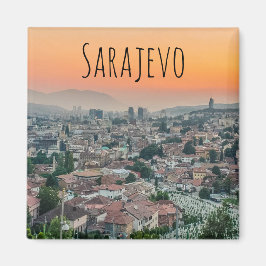 Het landschap van Sarajevo van de bovenste magneet