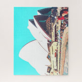 Het landschap van Sydney Opera House is uitdagend Legpuzzel (Verticaal)