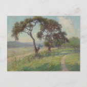 Het landschap van Texas Hill Country, Onderdonk Briefkaart (Voorkant)
