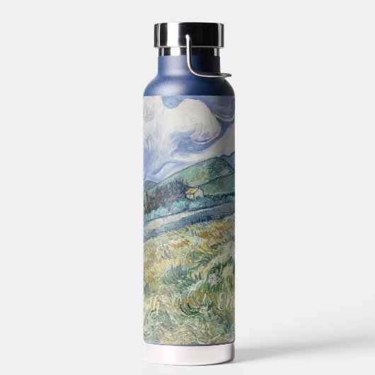 Het landschap Vincent Van Gogh  Kunst Monogrammen Waterfles (Links)