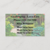 Het landschappelijke Visitekaartje Landschafer (Achterkant)