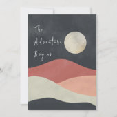 Het landschapsgebergte het avontuur begint te trek kaart (Voorkant)