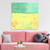 Het Landschapsschilderen van het venster Canvas Afdruk (Insitu (Woonkamer))