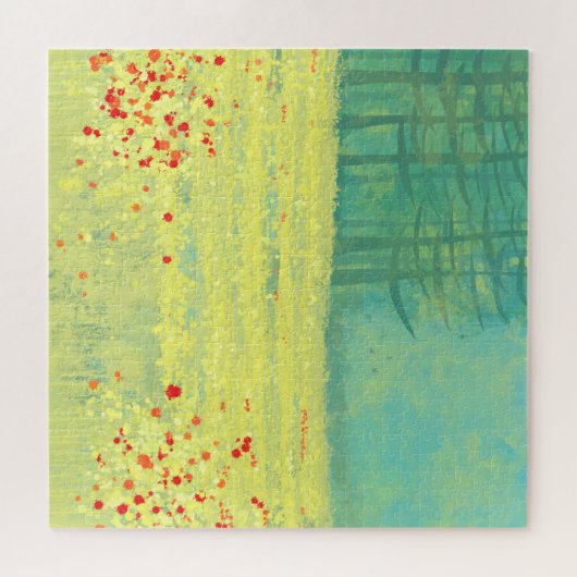 Het Landschapsschilderen van het venster Legpuzzel (Horizontaal)