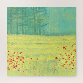 Het Landschapsschilderen van het venster Legpuzzel