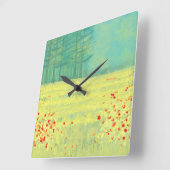 Het Landschapsschilderen van het venster Vierkante Klok (Hoek)