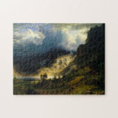 Het landschapsschilderij Albert Bierstadt Legpuzzel (Horizontaal)