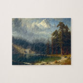 Het landschapsschilderij Albert Bierstadt Legpuzzel (Horizontaal)